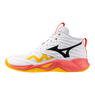 Mizuno WAVE MOMENTUM PRO MID White/Fiery Coral 2/Citrus