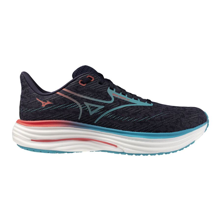 Mizuno WAVE RIDER 29 Odyssey Gray/Capri Breeze/Calypso Coral