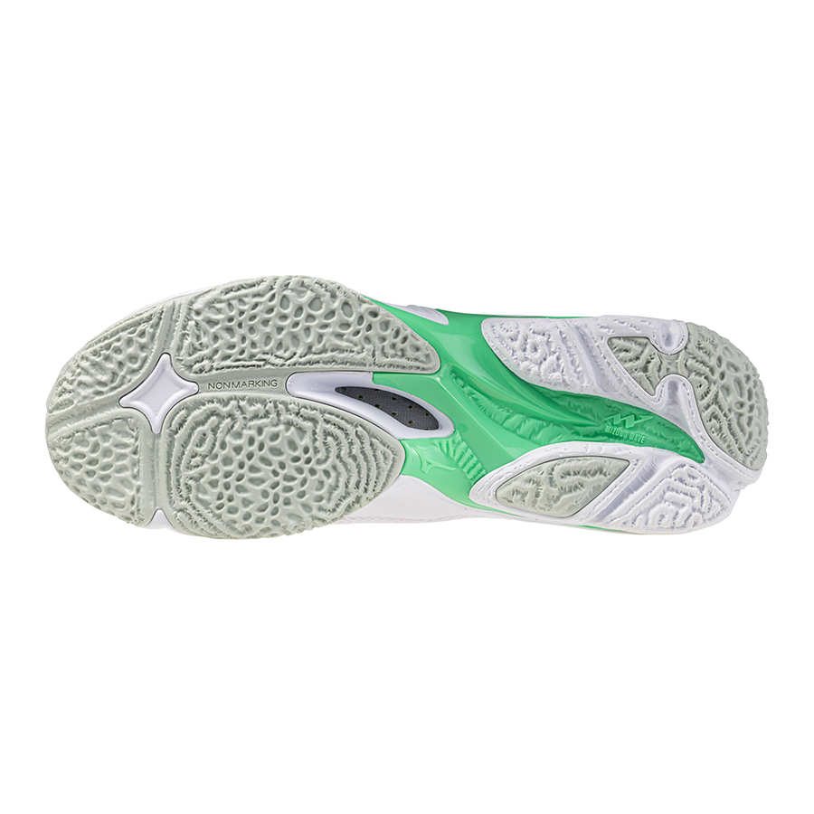 Mizuno WAVE LIGHTNING Z8 MID White/Black/Frozen Emerald