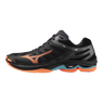 Mizuno WAVE VOLTAGE 2 Black/Neon Flame/Peacock Blue