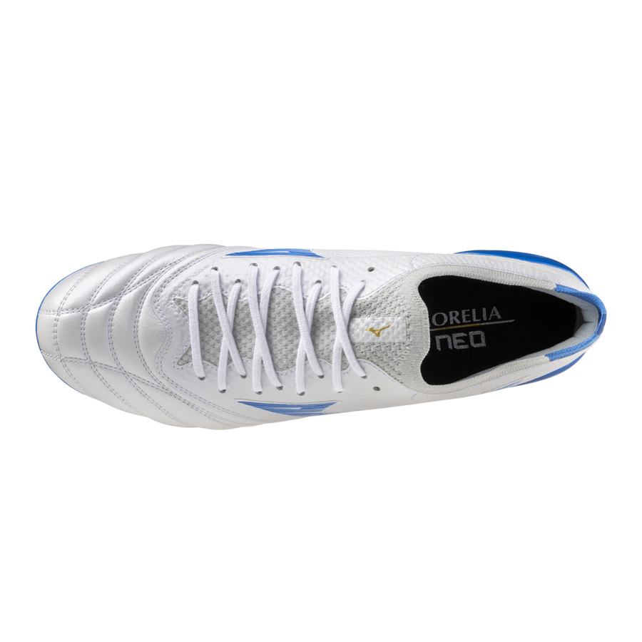 Mizuno MORELIA NEO IV BETA ELITE MIX White/laser blue/laser blue