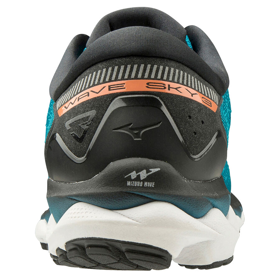 Mizuno Wave Sky 3 EBlue/Black/Melon