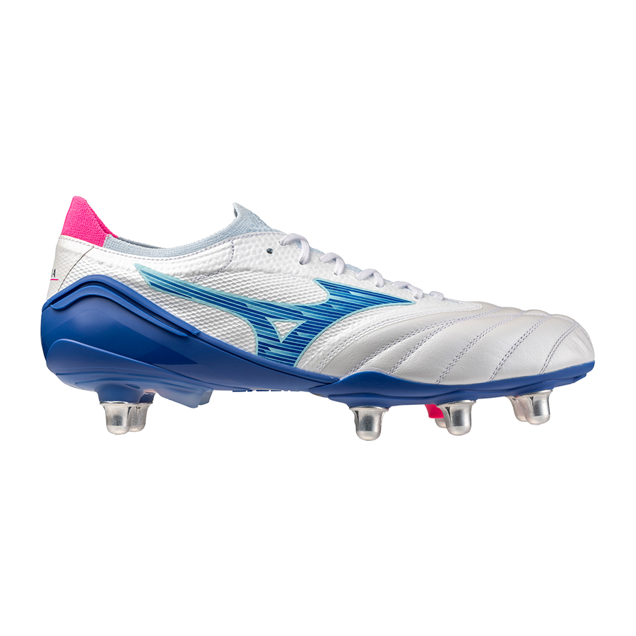 Mizuno MORELIA NEO IV BETA ELITE SI White/Tanager Turquoise/Pink Tetra