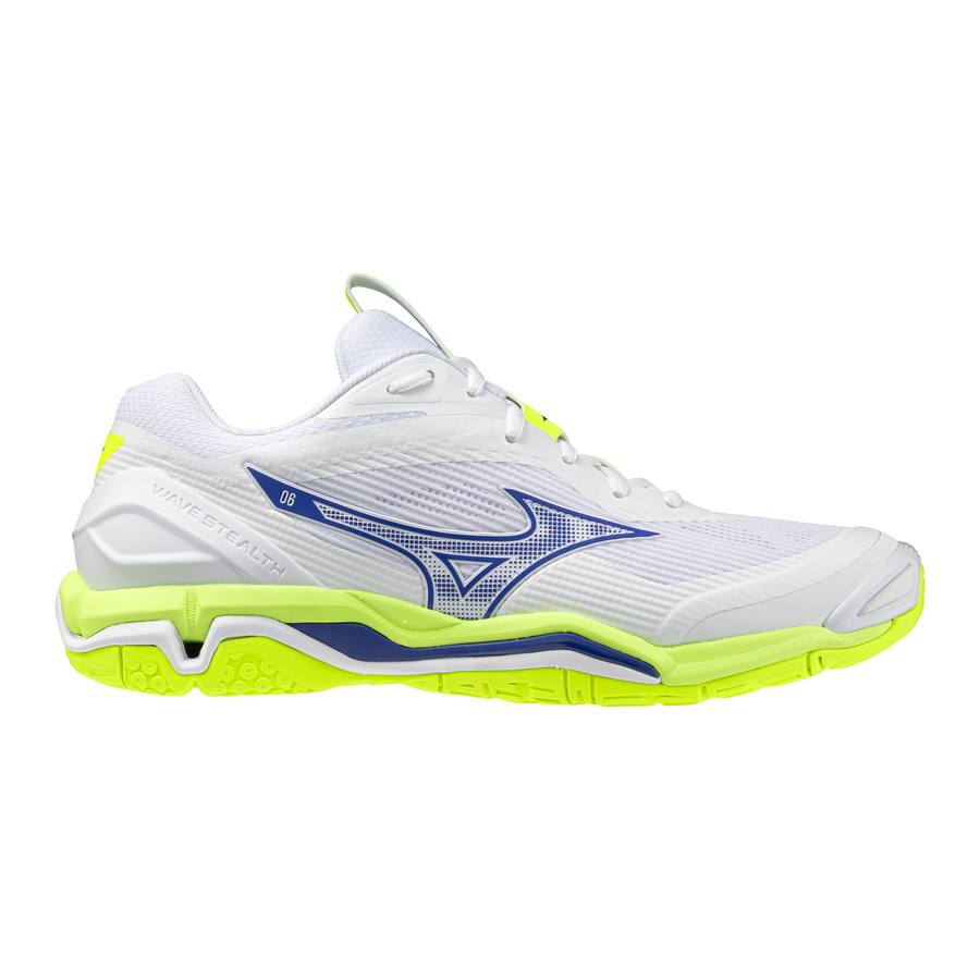 Mizuno WAVE STEALTH 6 White/Lightning Yellow/Dazzlin