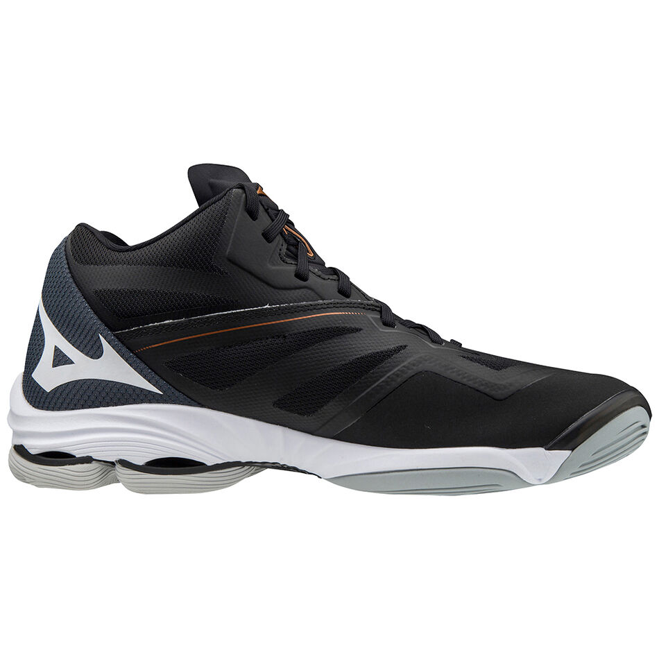 Mizuno Wave Lightning Z6 Mid Black/White/Ebony