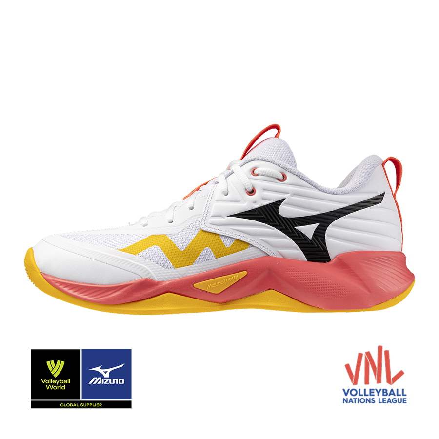 Mizuno WAVE MOMENTUM PRO White/Fiery Coral 2/Citrus