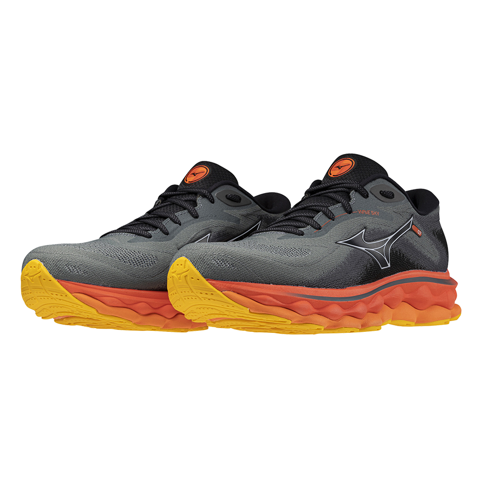 Mizuno WAVE SKY 7 Turbulence/Nickel/Hot Coral