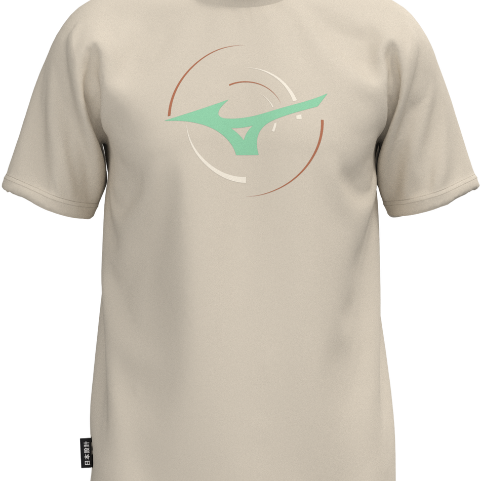 Mizuno Athletic RB T-shirt(M) SUMMER SAND