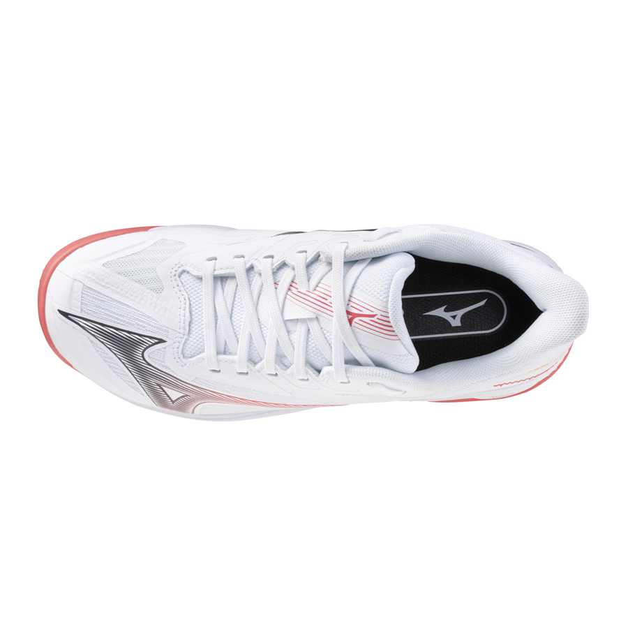 Mizuno WAVE EXCEED COURT CC White/Calypso Coral/Citrus