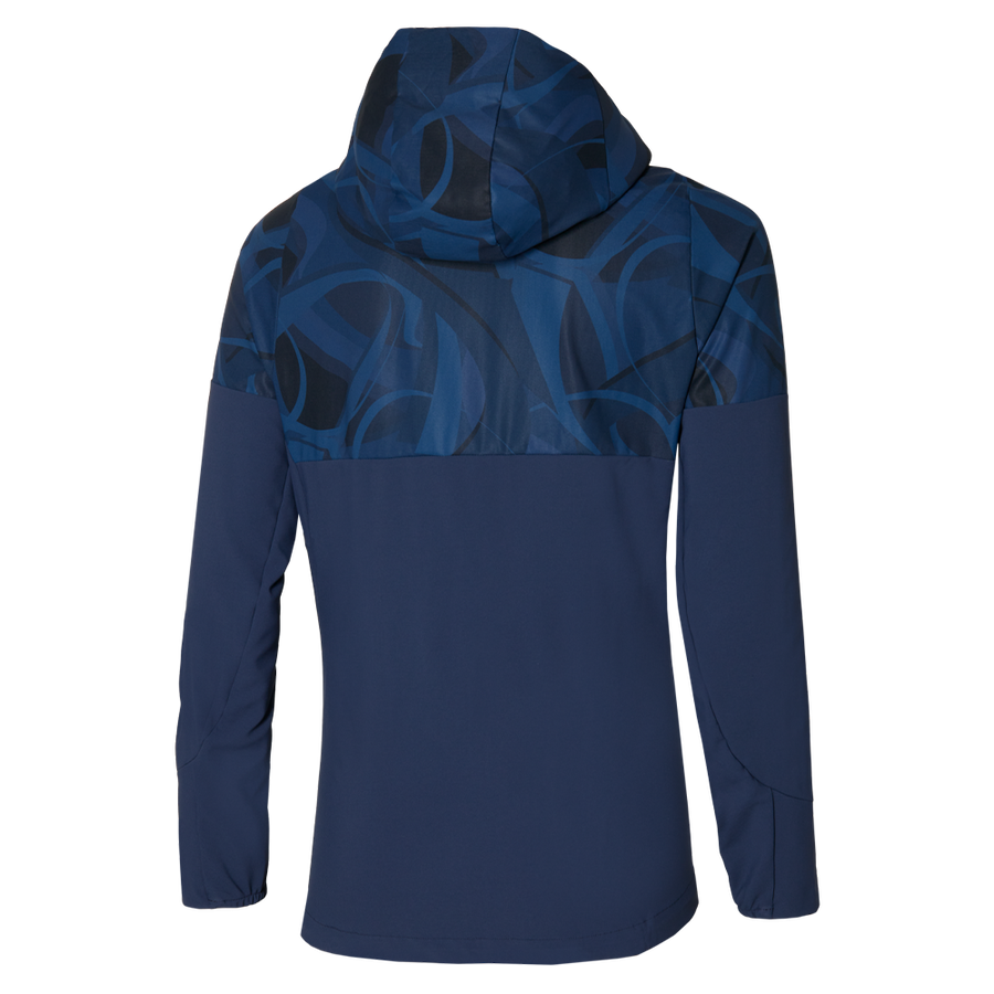 Mizuno PARIS ATHLETE HOODED JACKET Pageant blue