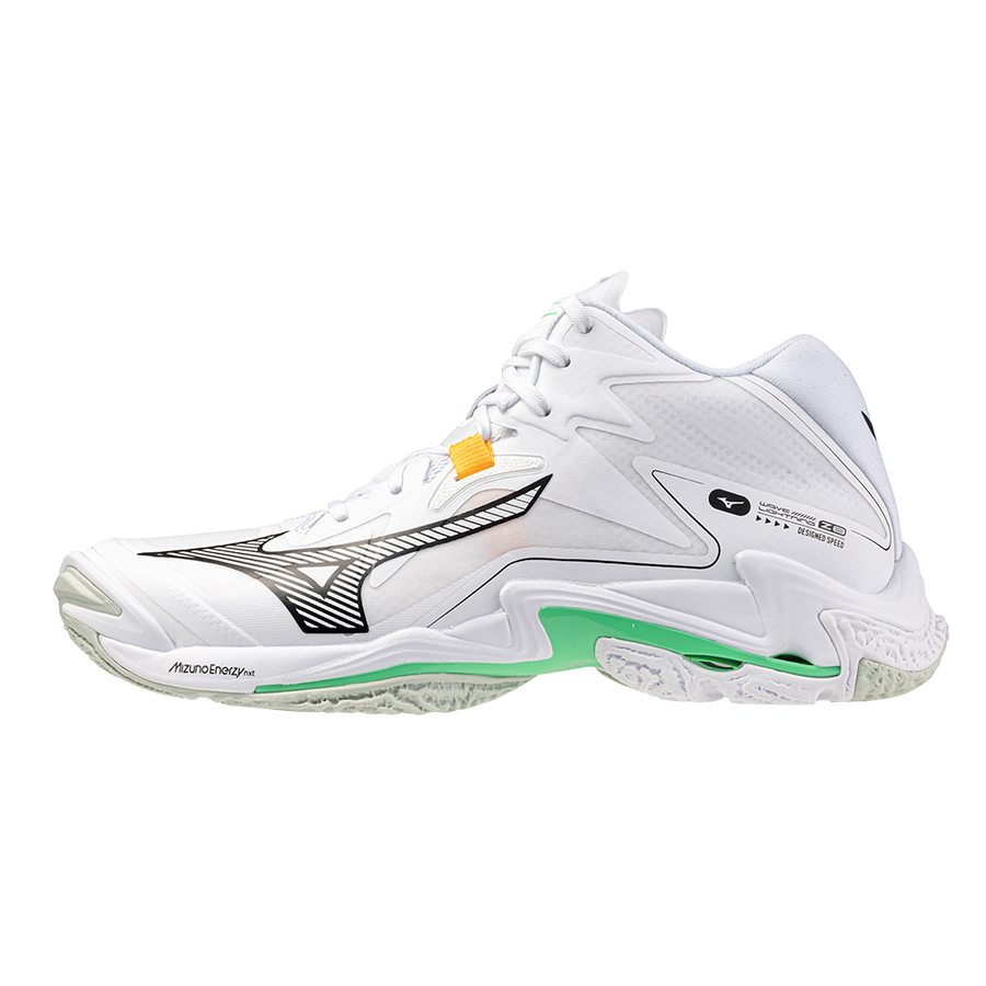Mizuno WAVE LIGHTNING Z8 MID White/Black/Frozen Emerald