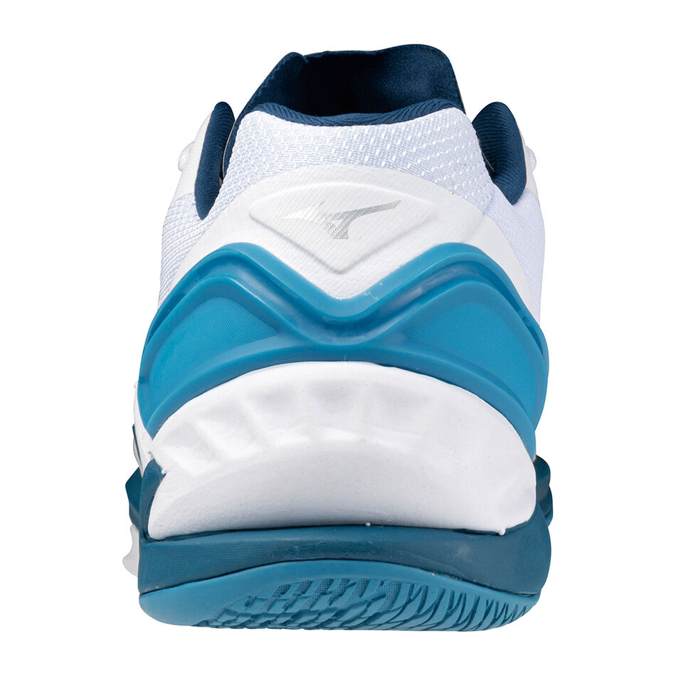 Mizuno Wave Stealth Neo White/Silver/Sailor Blue