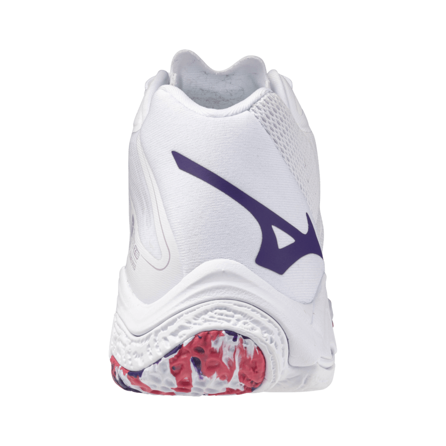 Mizuno WAVE LIGHTNING Z8 MID White/VioletIndigo/CamelliaRos