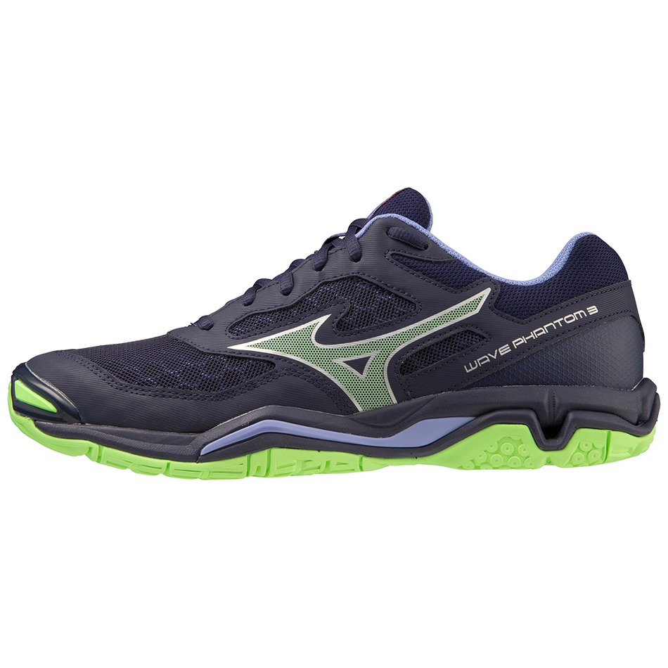 Mizuno WAVE PHANTOM 3 EBlue/TechGreen/Lolite
