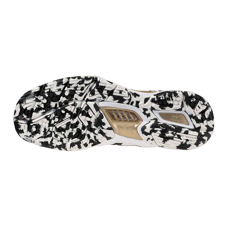 Mizuno WAVE STEALTH 6 White/Black/GE Gold