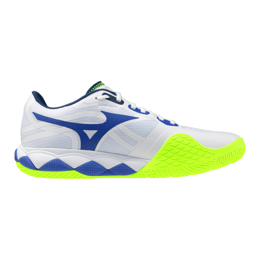 Mizuno WAVE ENFORCE TOUR 2 AC White/Dazzling Blue/Lightning Yellow
