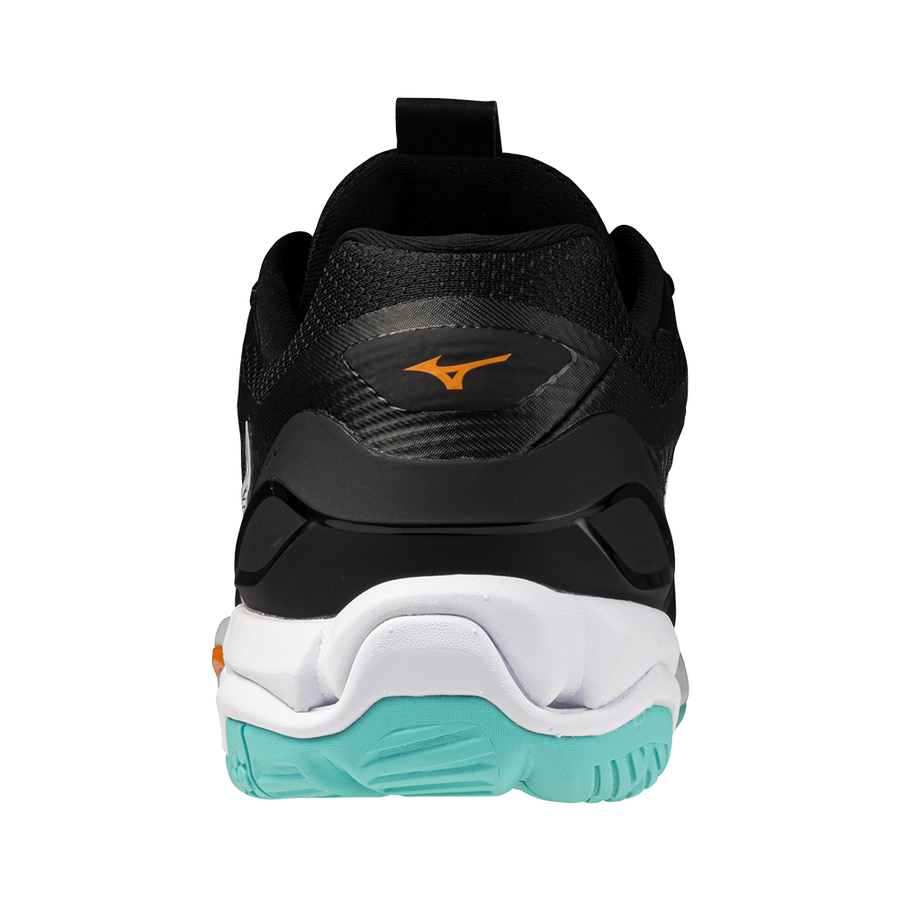 Mizuno WAVE STEALTH 6 Black/Tangelo/Ice Green
