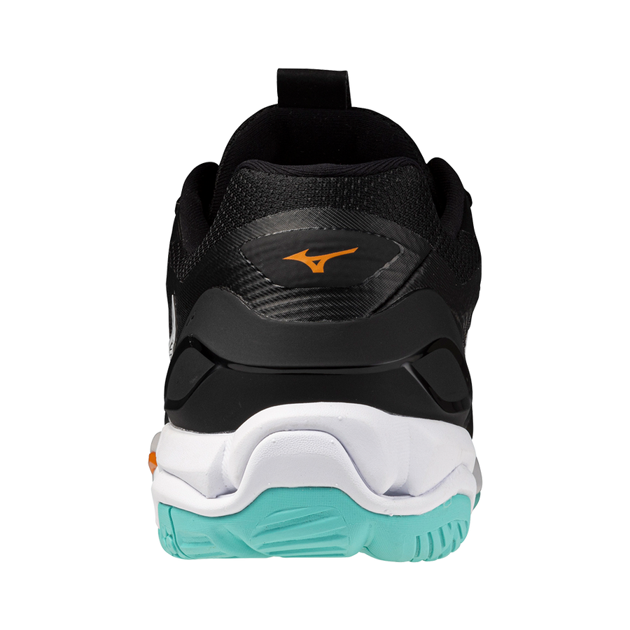 Mizuno WAVE STEALTH 6 Black/Tangelo/Ice Green