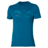 Mizuno Athletics Graphic Tee Moroccan Blue