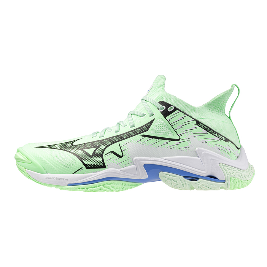 Mizuno WAVE LIGHTNING NEO 3 Neo Mint/Black/Frontier Blue