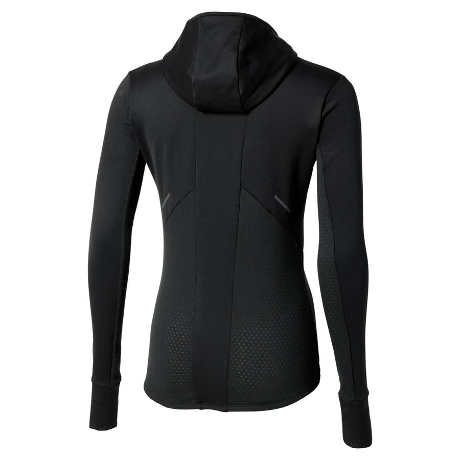 Mizuno Active Warmalite Hooded Long Sleeve Top Black