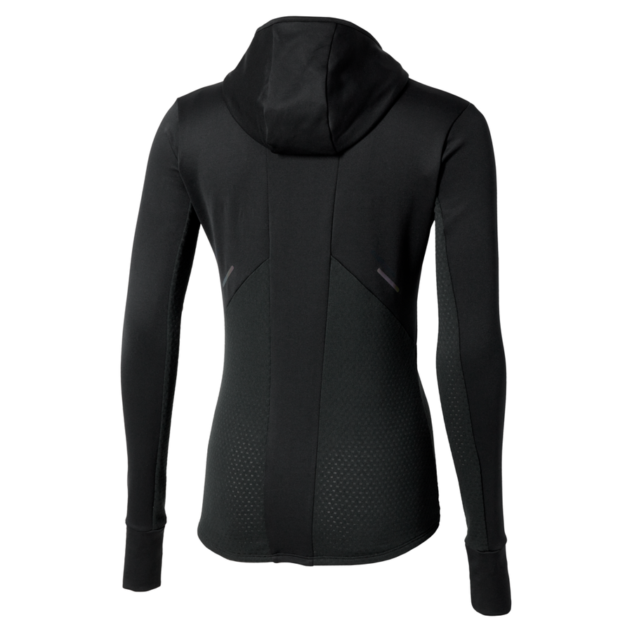 Mizuno Active Warmalite Hooded Long Sleeve Top Black