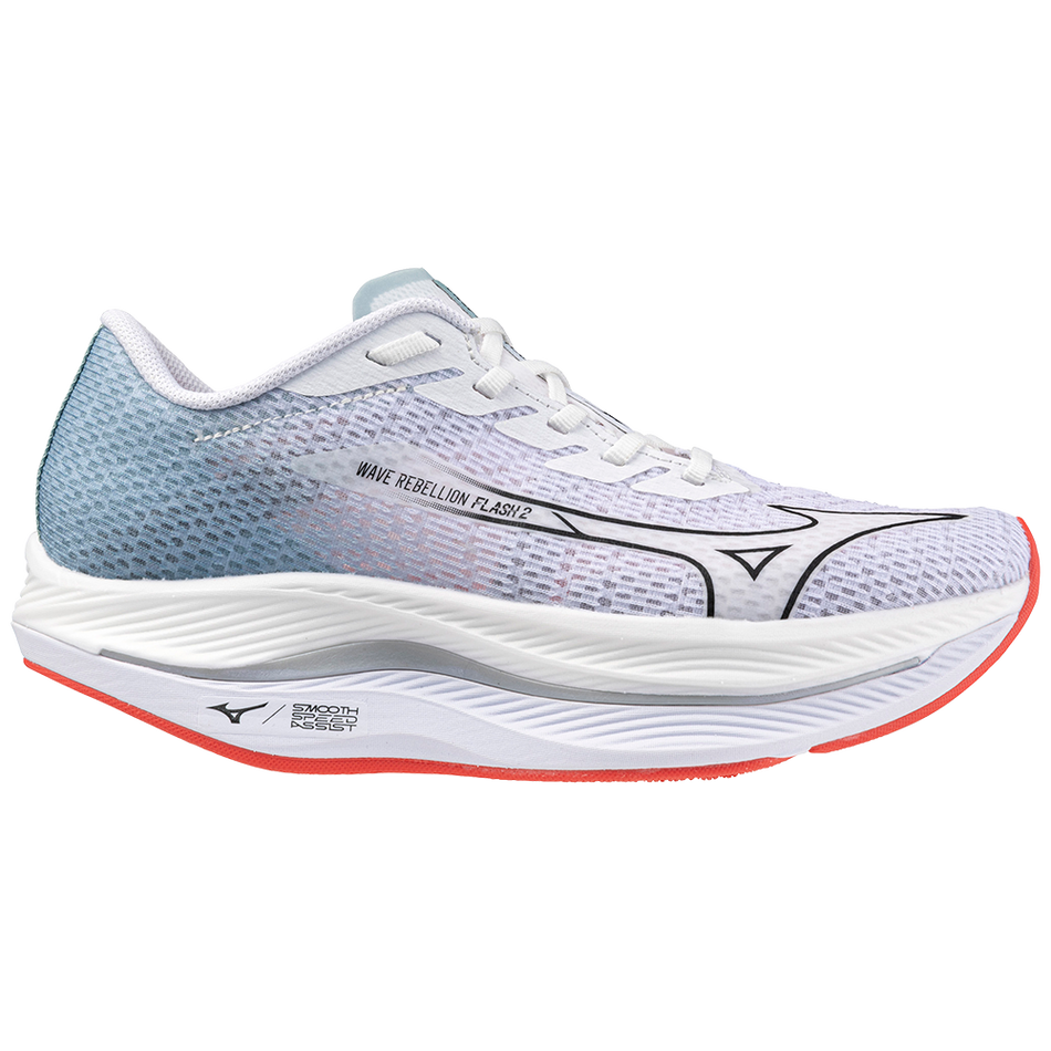 Mizuno WAVE REBELLION FLASH 2 White/Black/Gray Mist