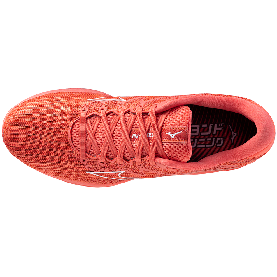 Mizuno WAVE RIDER 27 Dubarry/White/Cranberry