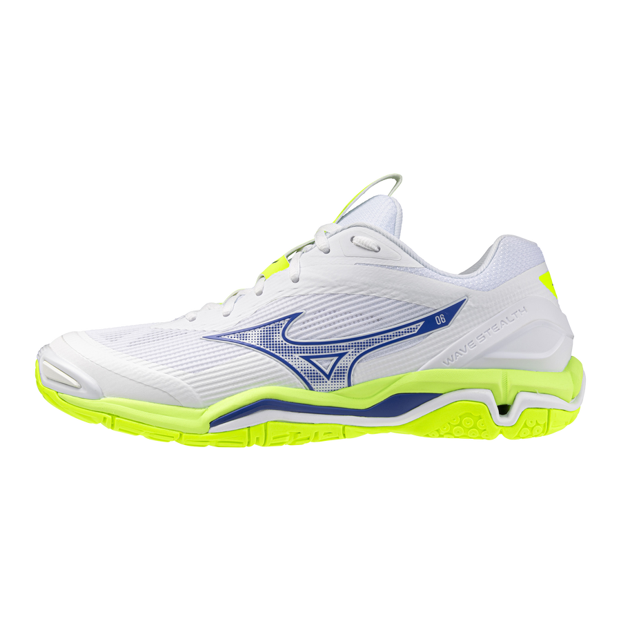 Mizuno WAVE STEALTH 6 White/Lightning Yellow/Dazzlin