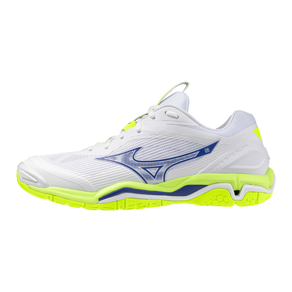 Mizuno WAVE STEALTH 6 White/Lightning Yellow/Dazzlin