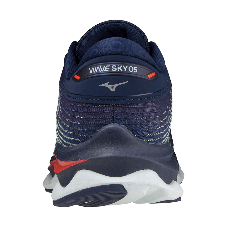 Mizuno Wave Sky 5 Peacoat/Silver/IRed