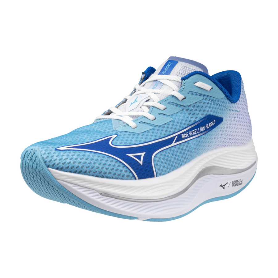 Mizuno WAVE REBELLION FLASH 2 River blue/mugen blue/white