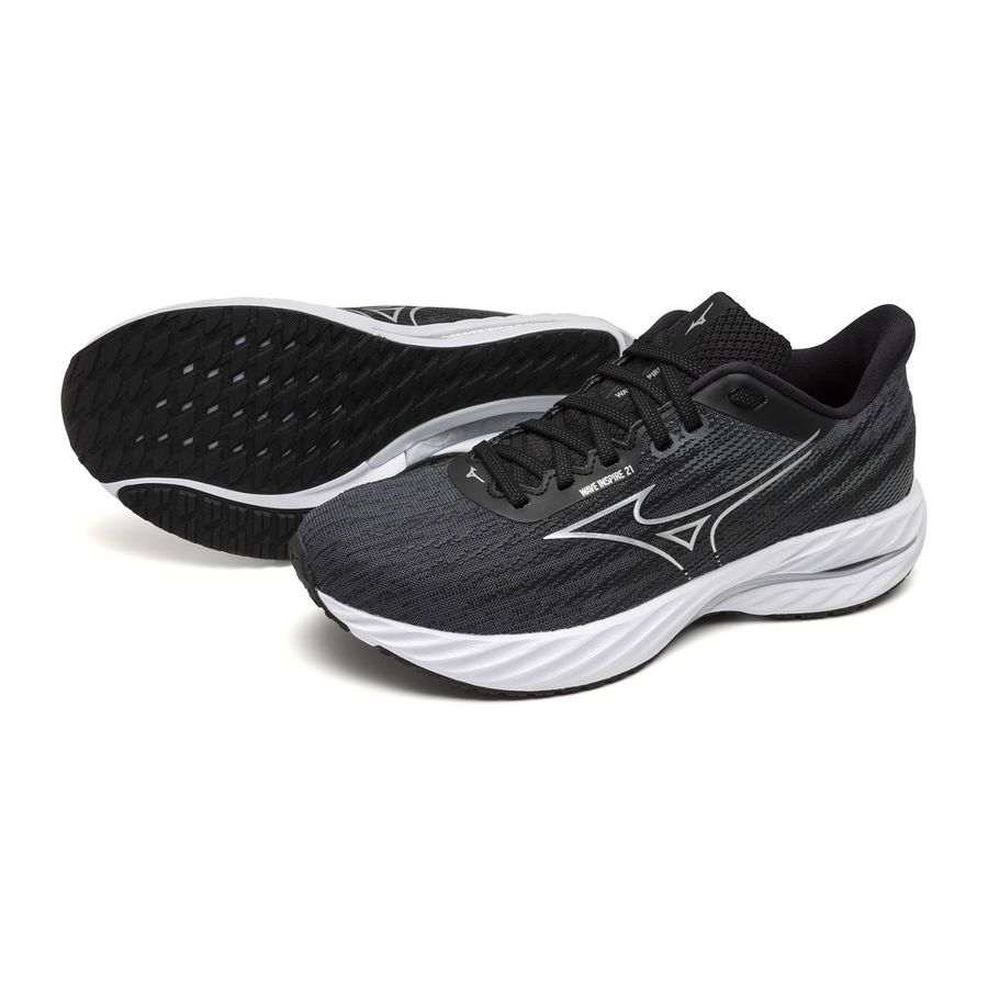 Mizuno WAVE INSPIRE 21 Black/silver/metallic gray