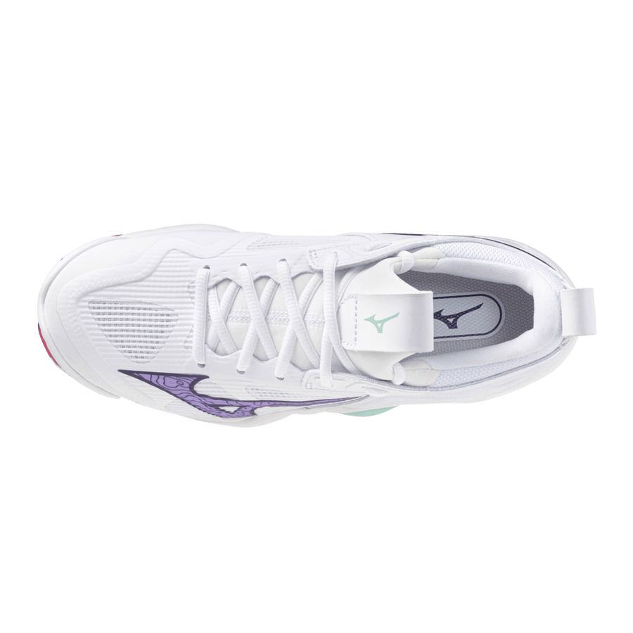 Mizuno WAVE MOMENTUM 3 White/VioletIndigo/CamelliaRos