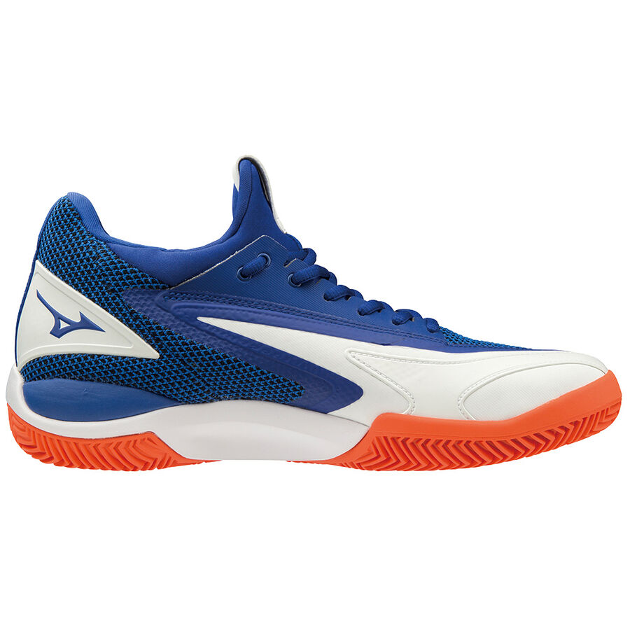 Mizuno WAVE IMPULSE CC White/RBlue/Nastirtium
