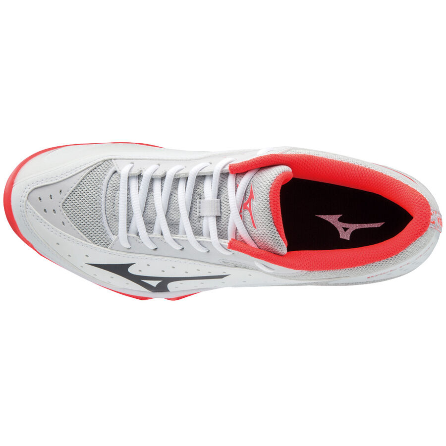 Mizuno WAVE FLASH CC White/DShadow/FieryCoral