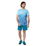 Mizuno Charge Shadow Graphic Tee Blue Glow