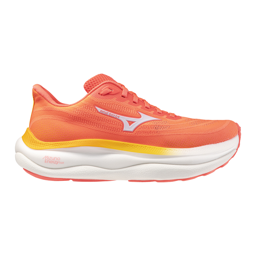 Mizuno WAVE SKY 9 Striking Coral/BaseballWhite/C
