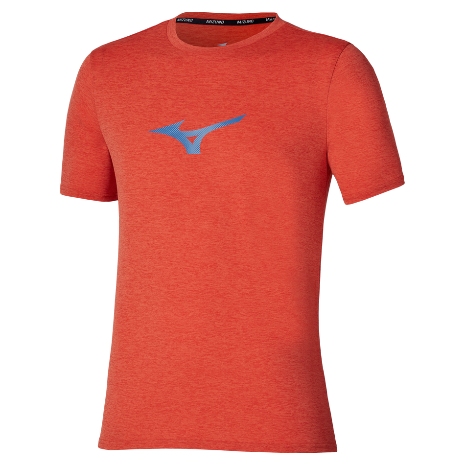 Mizuno Core runbird short sleeve tee Orange.com