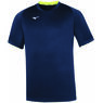 Mizuno Men Core SS Tee Navy/Yellow Fluo