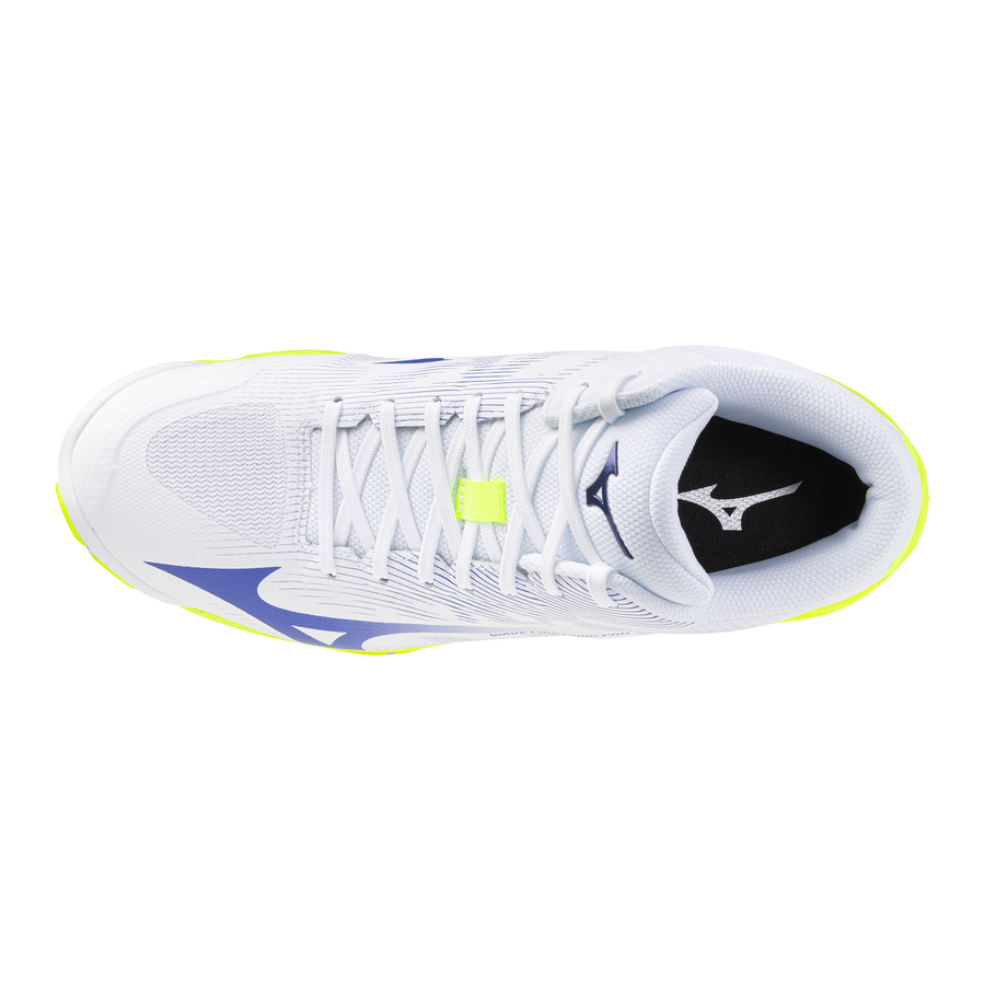 Mizuno WAVE LIGHTNING PRO MID White/Lightning Yellow/Dazzling Blue