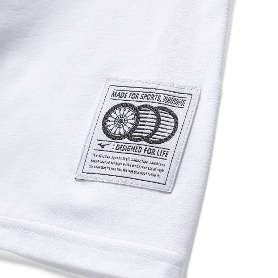Mizuno Short Sleeve Monochrome Tee White