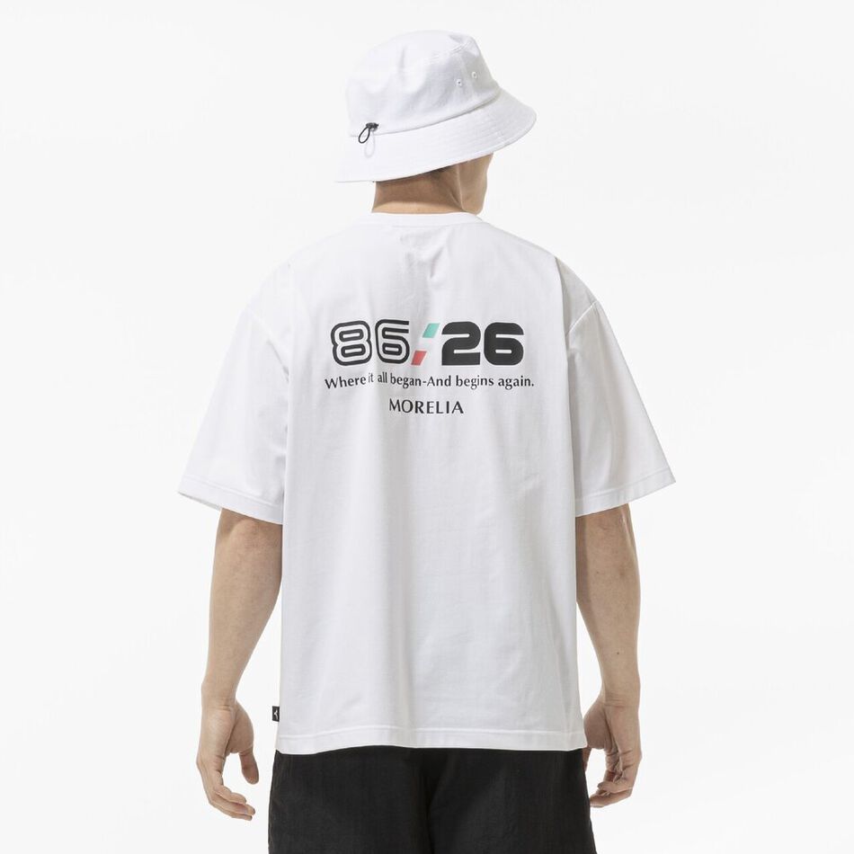Mizuno MORELIA OFF PRINT TEE HALFSLEEVE White