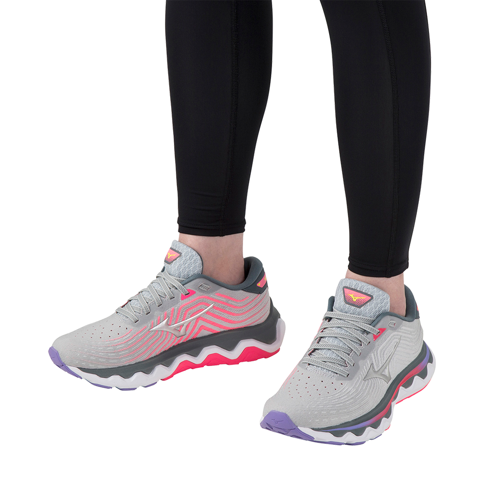 Mizuno Wave Horizon 6 PearlBlu/Slvr/Hi-VisPink