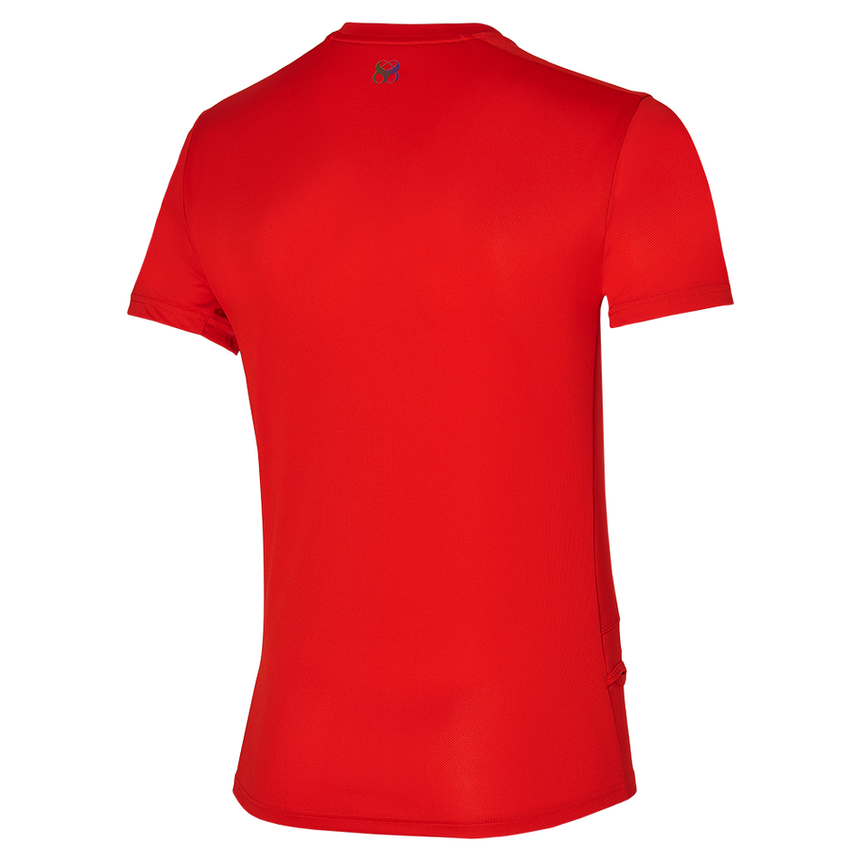 Mizuno MIZUNO TWO LOOPS 88 TEE Fiery Red