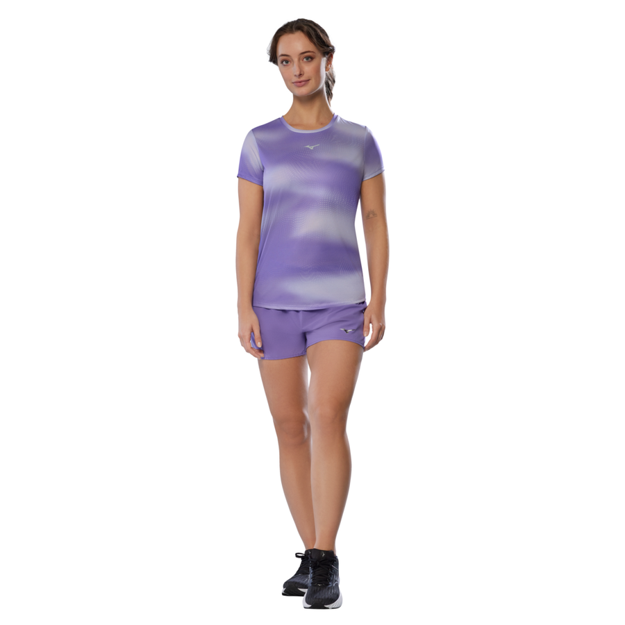 Mizuno CORE GRAPHIC T-SHIRT Thistle