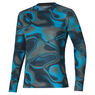 Mizuno Premium Aero LS Tee Hawaiian Ocean/Black