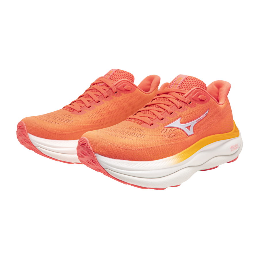 Mizuno WAVE SKY 9 Striking Coral/BaseballWhite/C