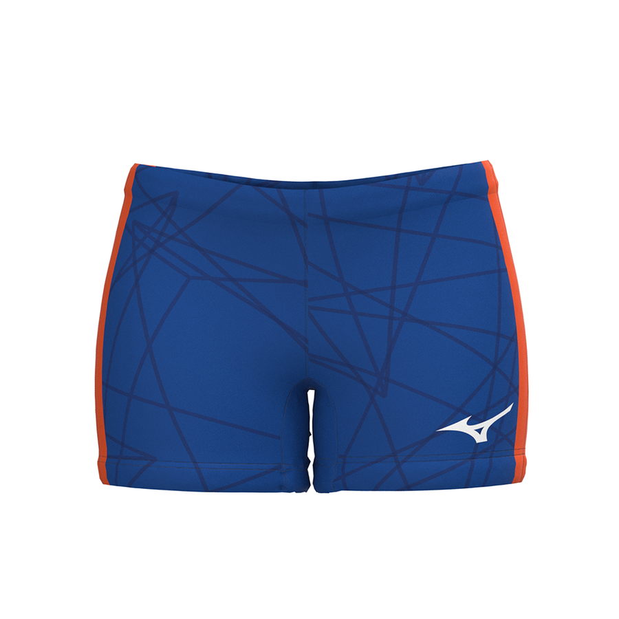 Nevobo Volleyball Match Shorts Women - Blue, Gifts for her, Mizuno