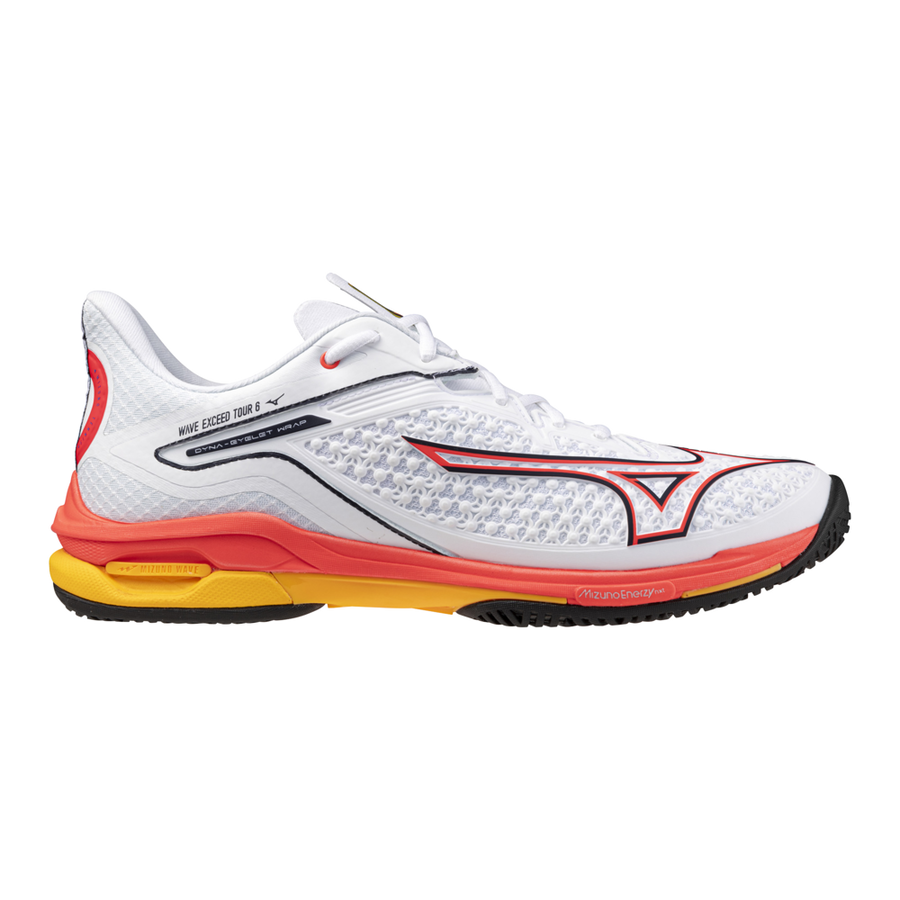Mizuno WAVE EXCEED TOUR 6 AC White/Fiery Coral 2/Citrus